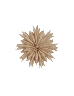 Athena pappersstjärna - beige 50 cm
