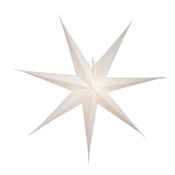 Greta pappersstjärna - Vit 60 cm